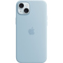 Etui silikonowe oryginalne Apple z MagSafe na iPhone 15 Plus - jasnoniebieski