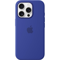 Oryginalne Apple etui silikonowe z MagSafe do iPhone'a 16 Pro - ultramaryna