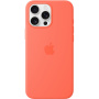 Oryginalne Apple etui silikonowe z MagSafe do iPhone 16 Pro Max - mandarynka