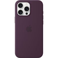Oryginalne Apple nakładka silikonowa z MagSafe do iPhone'a 16 Pro Max - śliwka