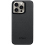 Pitaka MagEZ 4 600D pokrowiec z wzorem z włókna węglowego dla iPhone 15 Pro - szary