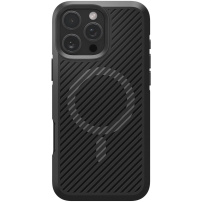 Spigen Matowe, trwałe etui Core Armor z MagSafe do iPhone'a 16 Pro Max - czarne