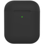 Opakowanie silikonowe matowe do AirPods 1 / 2 - czarny