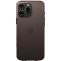 Spigen Przezroczyste etui Crystal Flex do iPhone'a 16 Pro Max - różowe