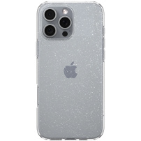 Spigen Etui iPhone 16 Pro Max z ciekłokrystalicznym brokatem - srebrne