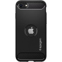 Spigen Rugged Armor etui trwałe dla iPhone SE (2020/2022) - czarny