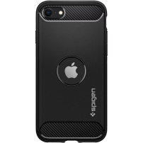 Spigen Rugged Armor etui trwałe dla iPhone SE (2020/2022) - czarny
