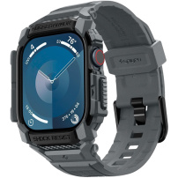 Spigen Rugged Armor Pro super wytrzymała obudowa z paskiem do Apple zegarka 46 mm - szary