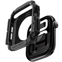 Spigen Rugged Armor super wytrzymałe etui do Apple Watch 42mm (Series 10 / 11) - czarne