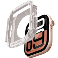 Spigen Rugged Armor super wytrzymałe etui do Apple Watch 46mm - beżowe