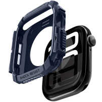 Spigen Rugged Armor super wytrzymałe etui do Apple Watch 46mm - granatowe