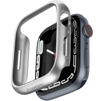 Spigen Thin Fit pokrowiec dla Apple Watch 45mm - srebrny