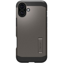 Spigen Tough Armor Case ze stojakiem i MagSafe dla iPhone'a 16 - Ciemnoszary