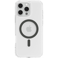 Spigen Przezroczysta obudowa Ultra Hybrid w kolorze szarym MagSafe do iPhone'a 16 Pro Max - Przezroczysta