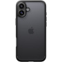 Spigen Ultra Hybrid matowe przezroczyste etui z kolorową ramką do iPhone 16 Plus - czarny
