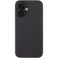 Tactical Aramid etui ze wzorem włókna węglowego i MagSafe do iPhone 16 Plus - ciemnoszary