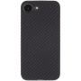 Tactical Aramid etui ze wzorem włókna węglowego i MagSafe do iPhone 16e / 17e - ciemnoszary