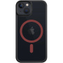 Tactical Przezroczysta obudowa Hyperstealth 2.0 z MagSafe dla iPhone'a 14 - czarno-czerwona