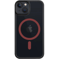 Tactical Przezroczysta obudowa Hyperstealth 2.0 z MagSafe dla iPhone'a 14 - czarno-czerwona