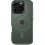 Tactical Przezroczysta obudowa Hyperstealth z MagSafe dla iPhone'a 16 Pro - oliwkowa