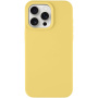Tactical Aksamitne silikonowe etui na smoothie z MagSafe dla iPhone'a 15 Pro Max - Banan