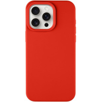 Tactical Aksamitne silikonowe etui na smoothie z MagSafe dla iPhone'a 15 Pro Max - Chilli