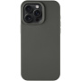 Tactical Aksamitne silikonowe etui do smoothie z MagSafe do iPhone'a 15 Pro Max - ciemnozielone
