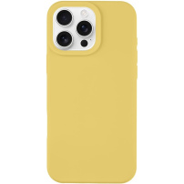Tactical Aksamitne silikonowe etui na smoothie z MagSafe dla iPhone'a 16 Pro Max - Banan