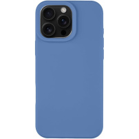Tactical Aksamitne silikonowe etui na smoothie z MagSafe dla iPhone'a 16 Pro Max - niebieskie