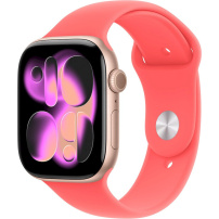 Oryginalne Apple pasek sportowy do Apple Watch Ultra 49mm / 46mm / 45mm / 44mm / 42mm - S/M - różowy guawa