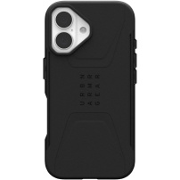 UAG Wytrzymała obudowa Civilian z MagSafe dla iPhone'a 16 - czarna
