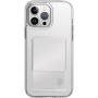 Przezroczyste etui UNIQ Air Fender z kieszenią na karty na iPhone 15 Pro Max - przezroczysty