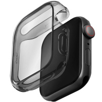 Etui UNIQ Garde Hybrid z osłoną ekranu dla Apple Watch 41 mm - przydymione
