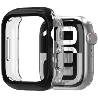 DUX DUCIS Etui w kolorze moro do zegarka Apple 45 mm - czarne