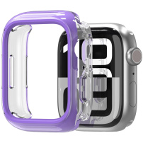 DUX DUCIS Etui w kolorze moro do zegarka Apple 46 mm - fioletowe