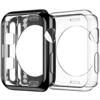 Etui ochronne Dux Ducis z miękkiego tworzywa na Apple Watch 38mm - czarne