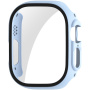 ENKAY matowa obudowa z hartowanym szkłem dla Apple Watch Ultra 49 mm - niebieskie