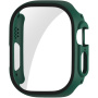 ENKAY matowa obudowa z hartowanym szkłem dla Apple Watch Ultra 49 mm - zielony