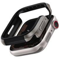 UNIQ Metalowa koperta Valencia do zegarka Apple 46 mm - tytan