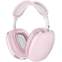 XDcase 3w1 przezroczyste etui do AirPods Max 1 / 2 - różowy