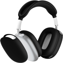 4w1 silikonowe etui do AirPods Max 1 / 2 - czarne