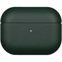 Ochronne skórzane etui do AirPods Pro - ciemnozielone