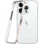 Ramka ochronna do iPhone 14 Pro Max / 15 Plus - różowozłoty