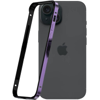 Ramka ochronna do iPhone 14 Pro Max / 15 Plus - fioletowa