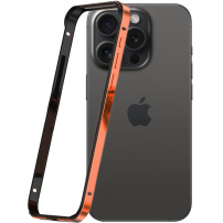 Ramka ochronna do iPhone 15 Pro - pomarańczowa