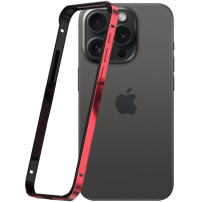 Ramka ochronna do iPhone 15 Pro - czerwona