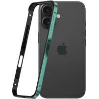 Ramka ochronna do iPhone 16 Plus - ciemnozielona