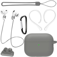 Praktyczny zestaw 6w1 do AirPods Pro 3 - szary