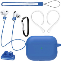 Praktyczny zestaw 6w1 do AirPods Pro 3 - królewski niebieski