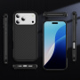 Etui ze wzorem włókna węglowego i MagSafe do iPhone 17 Pro - czarne